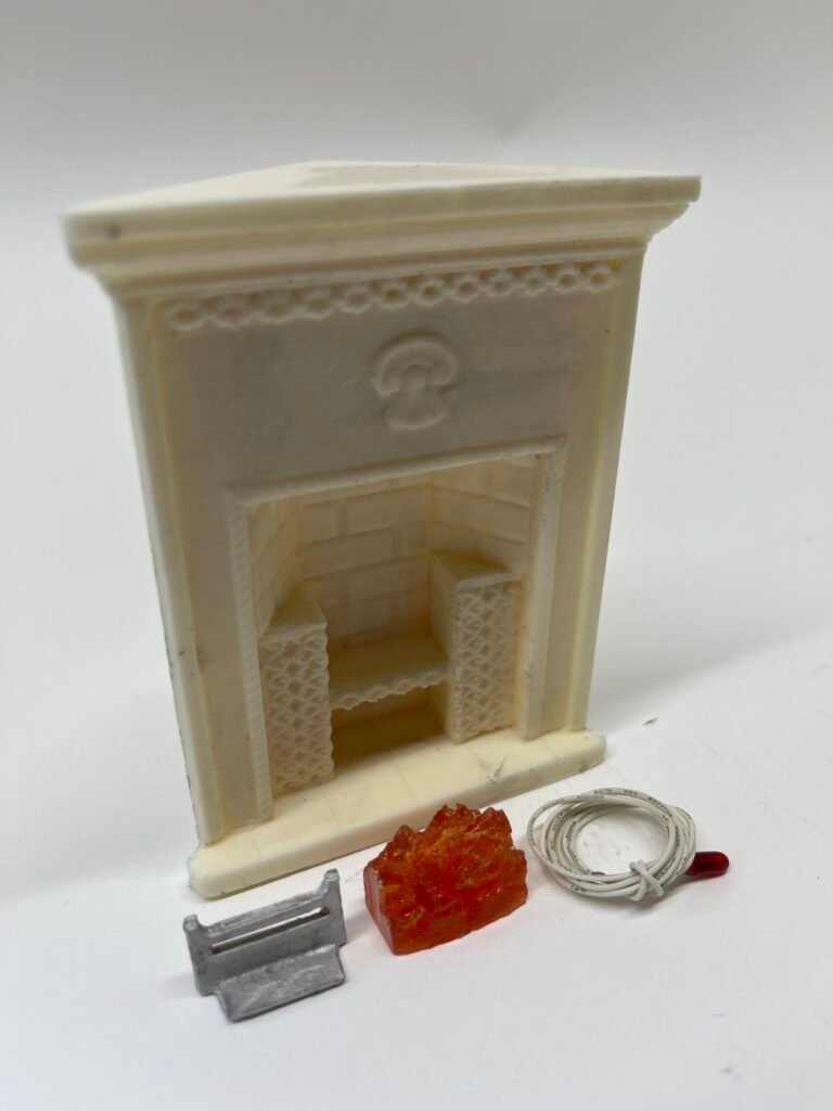 Small corner Victorian lighting fireplace  Kit     CBF2FK
